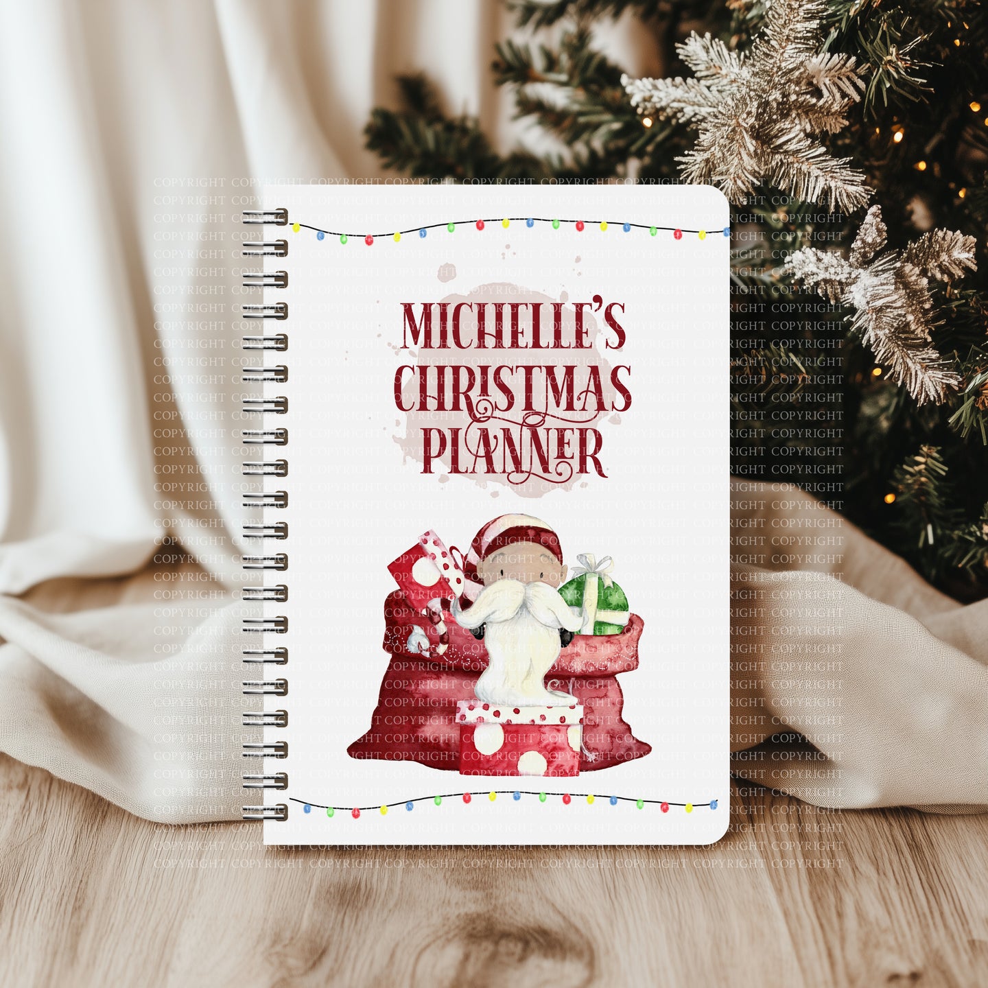 Christmas Planner - Silly Santa Notebook