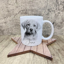 Load image into Gallery viewer, Sketch Design - Yellow Lab Mug
