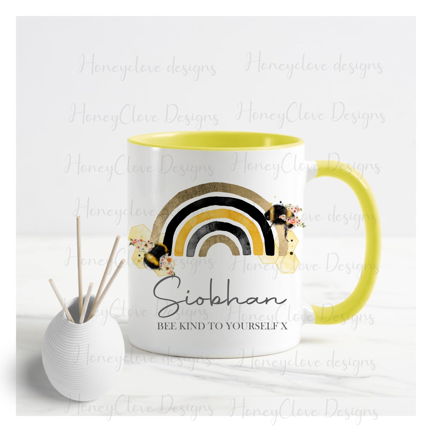 Bee Rainbow Mug