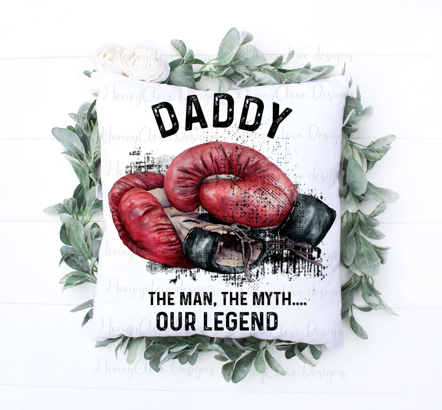 Boxing Gloves Cushion - Legend