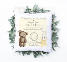 Load image into Gallery viewer, Brown Bear Baby Cushion
