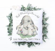 Load image into Gallery viewer, Bunny Mum Cushion
