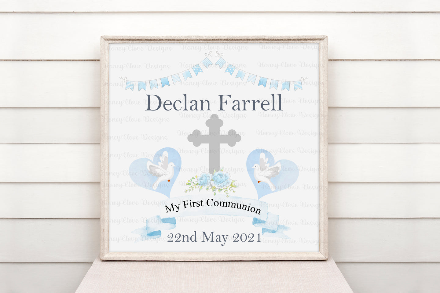 Communion Frame - Blue