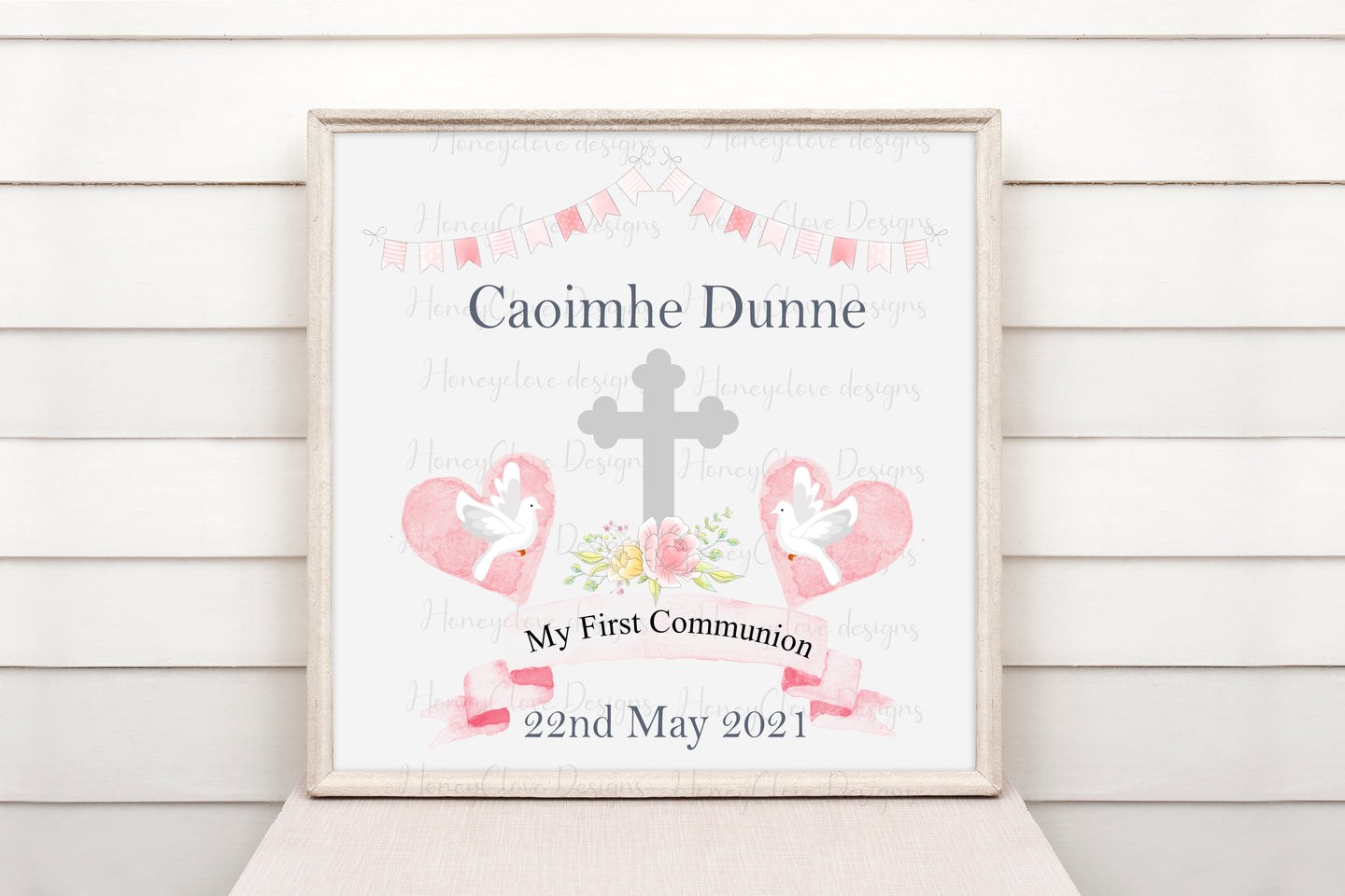 Communion Frame - Pink