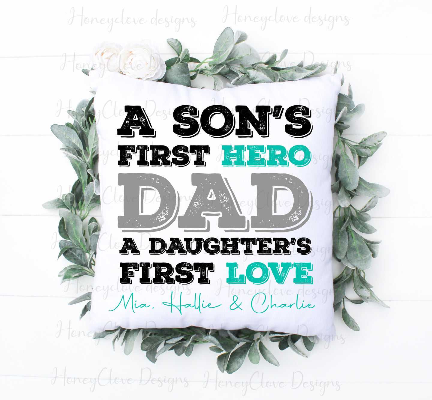 Daddy Hero Cushion