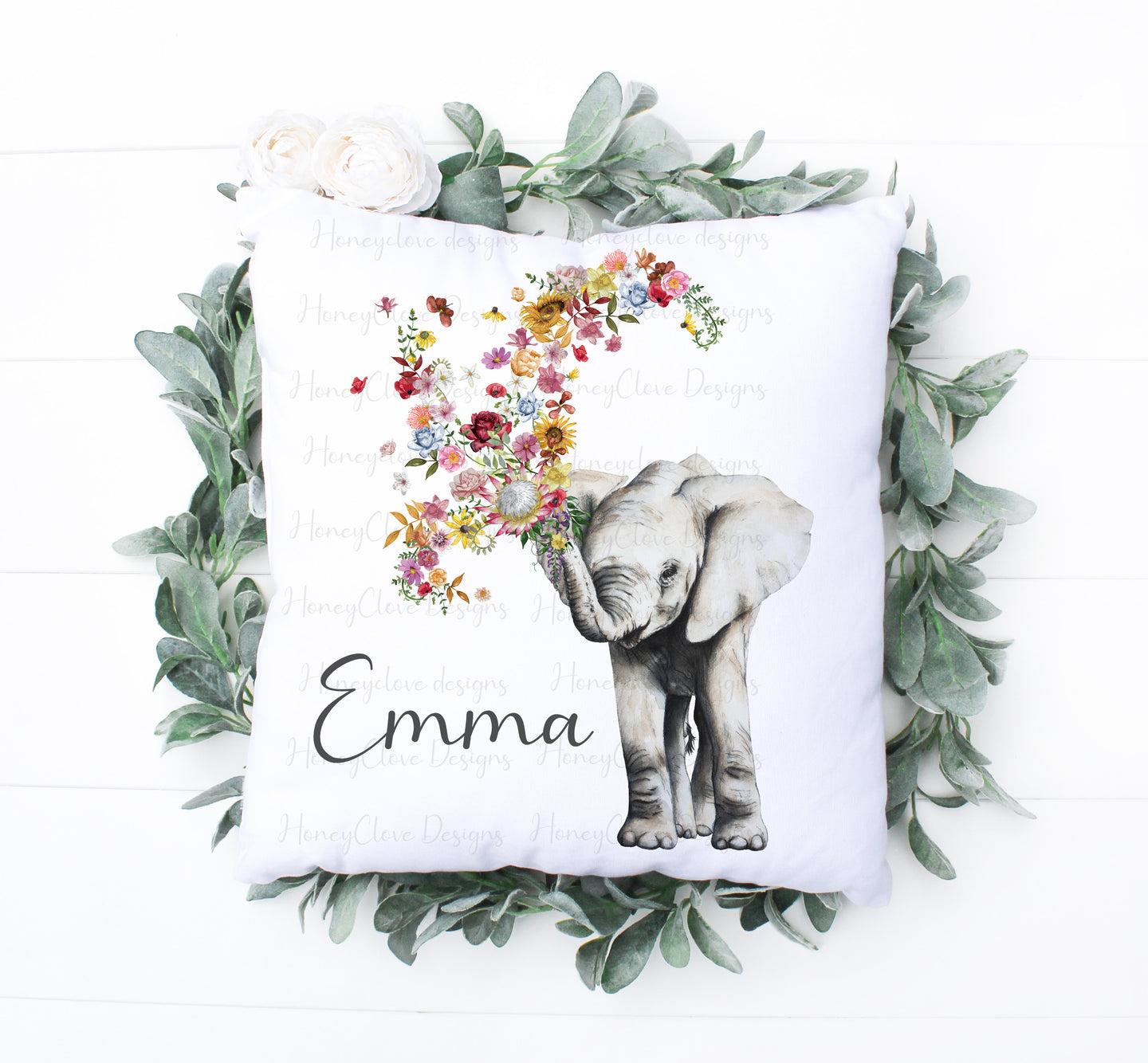 Ellie The Elephant Cushion