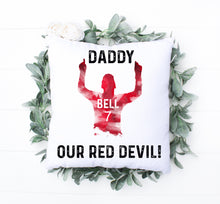 Load image into Gallery viewer, Football Cushion - Red
