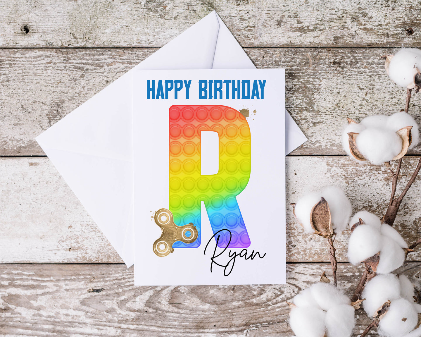 Fidget Design Greeting Card