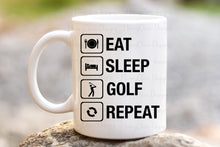 Load image into Gallery viewer, Golf Mugs - Eat/Sleep
