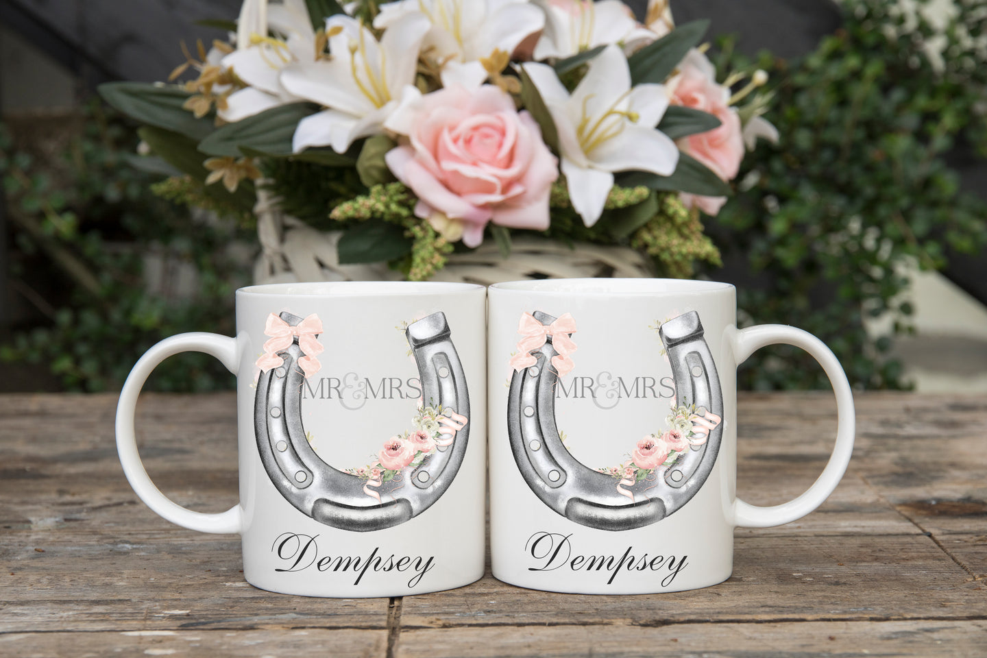 Horsehoe Wedding - Mug