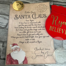 Load image into Gallery viewer, Gold Santa Wish Coin - Christmas
