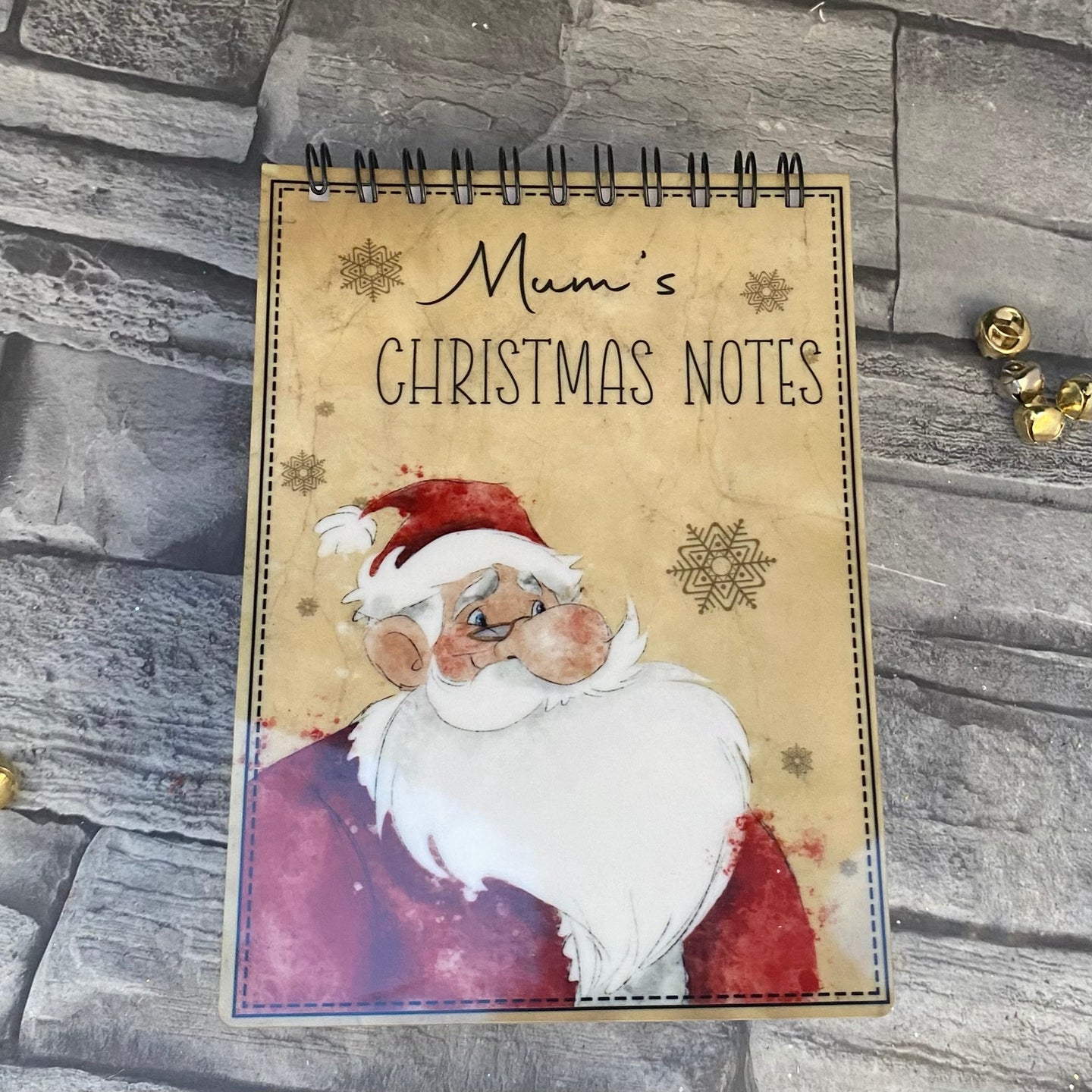 A6 Vintage Santa notebook