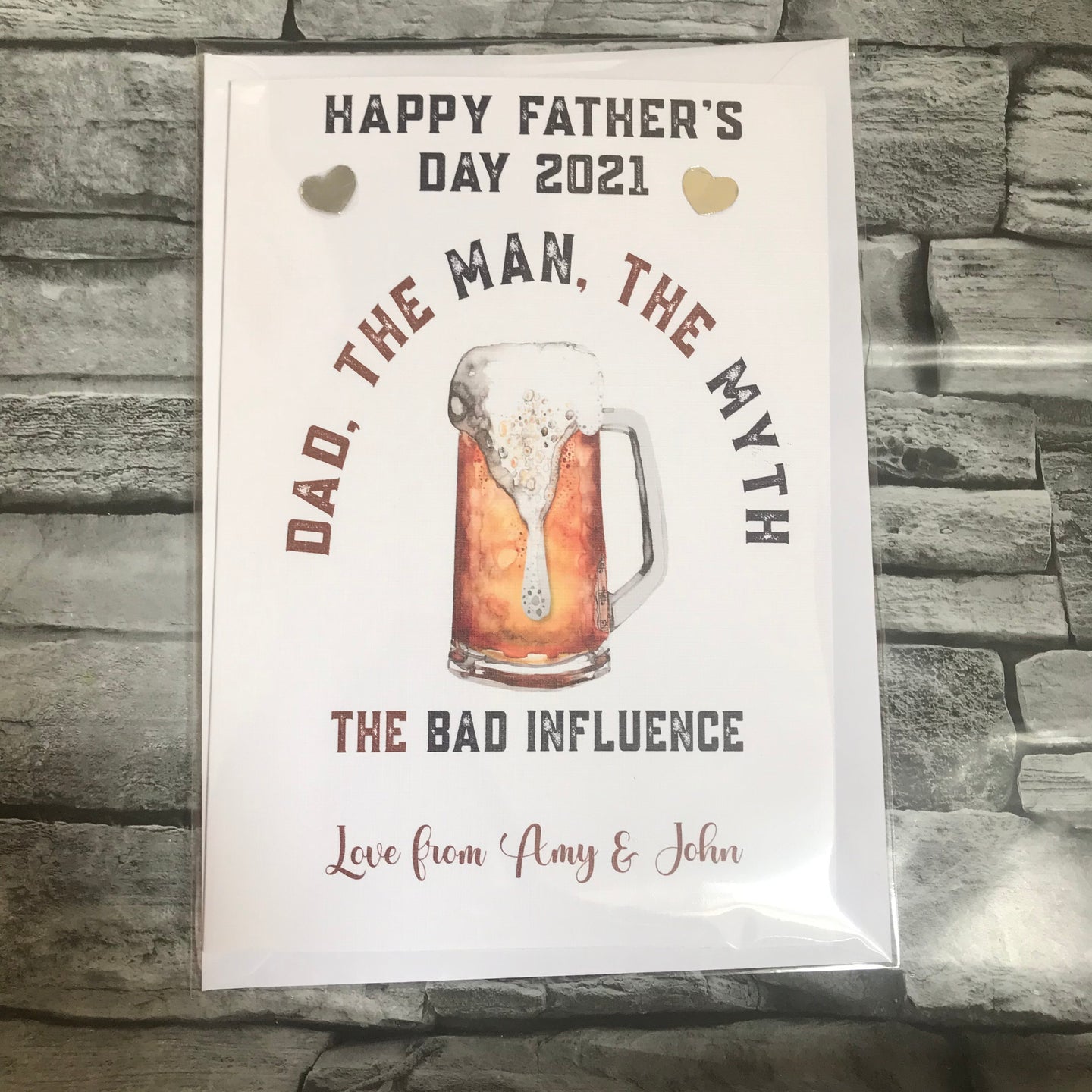 Beer Bad Influence Greeting Card