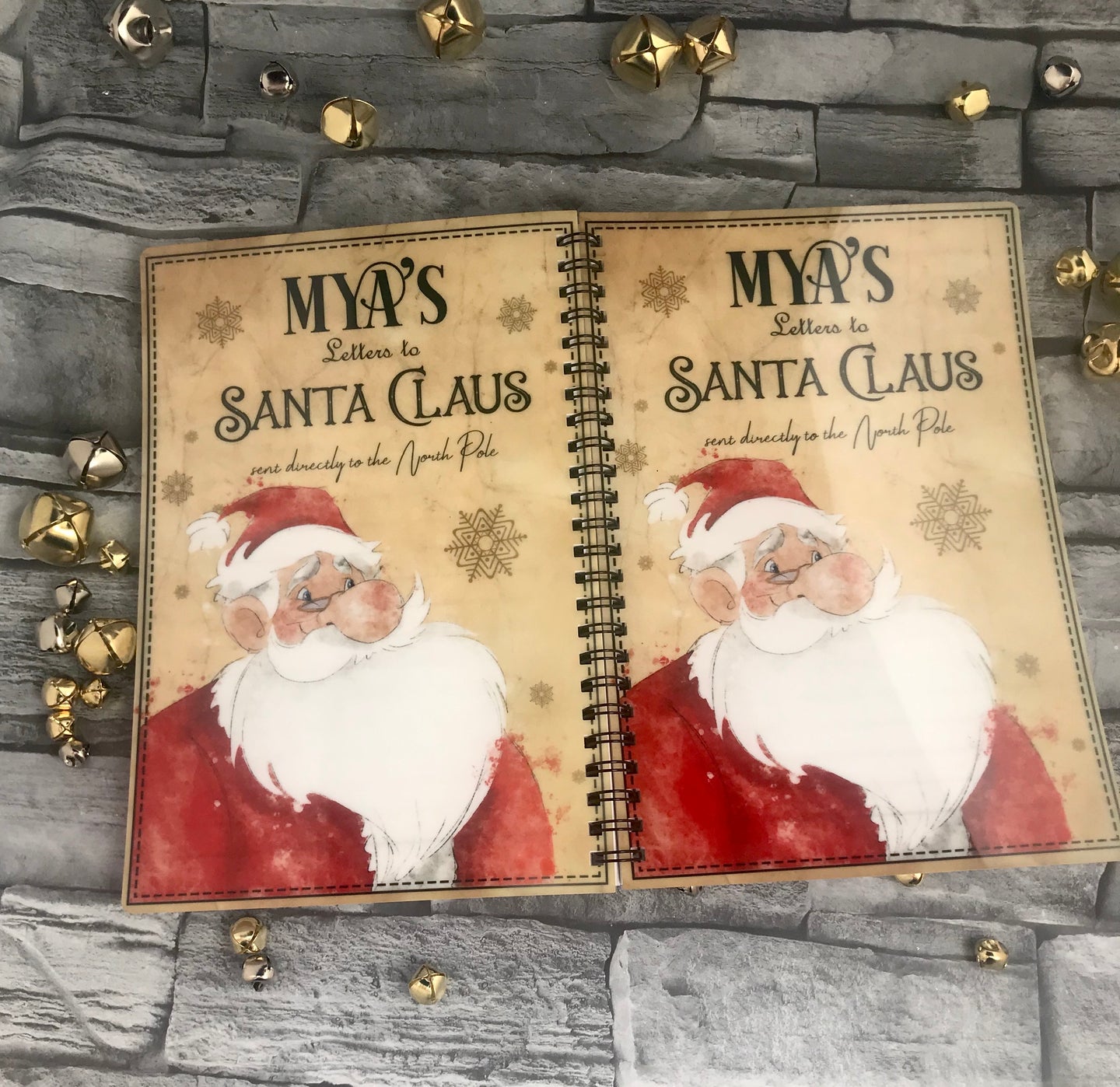 Letters to Santa Christmas Notebook