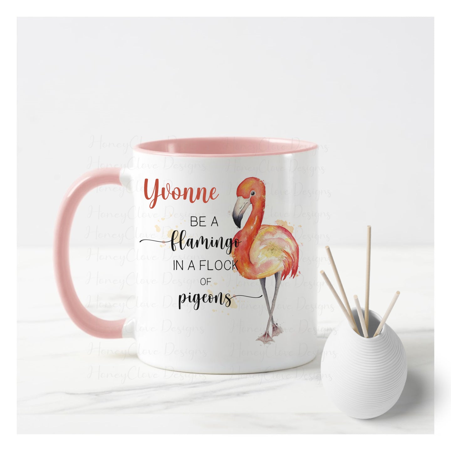 Be a flamingo Pink  Mug