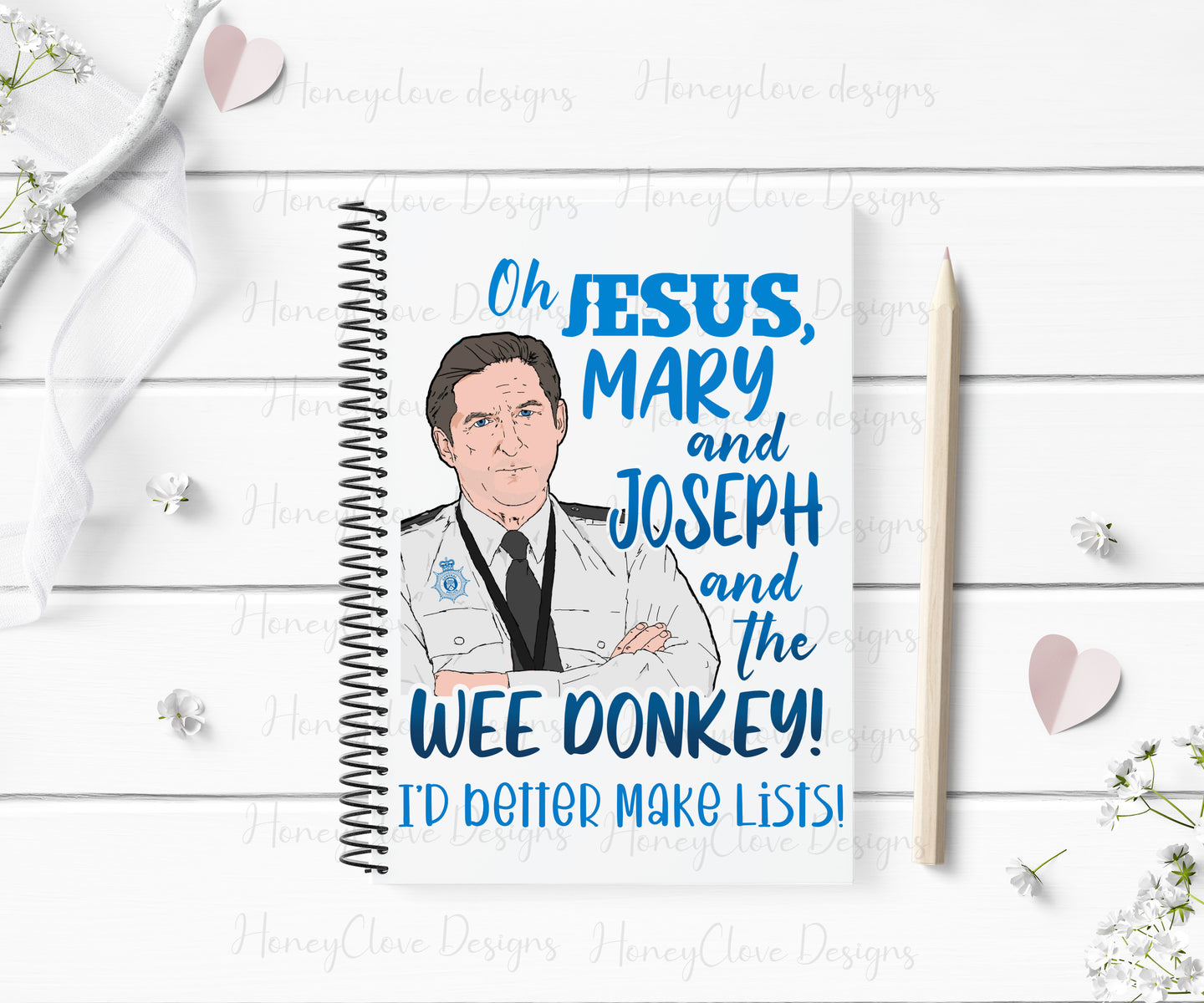 Jesus, Mary & Joseph & the wee Donkey Notebook