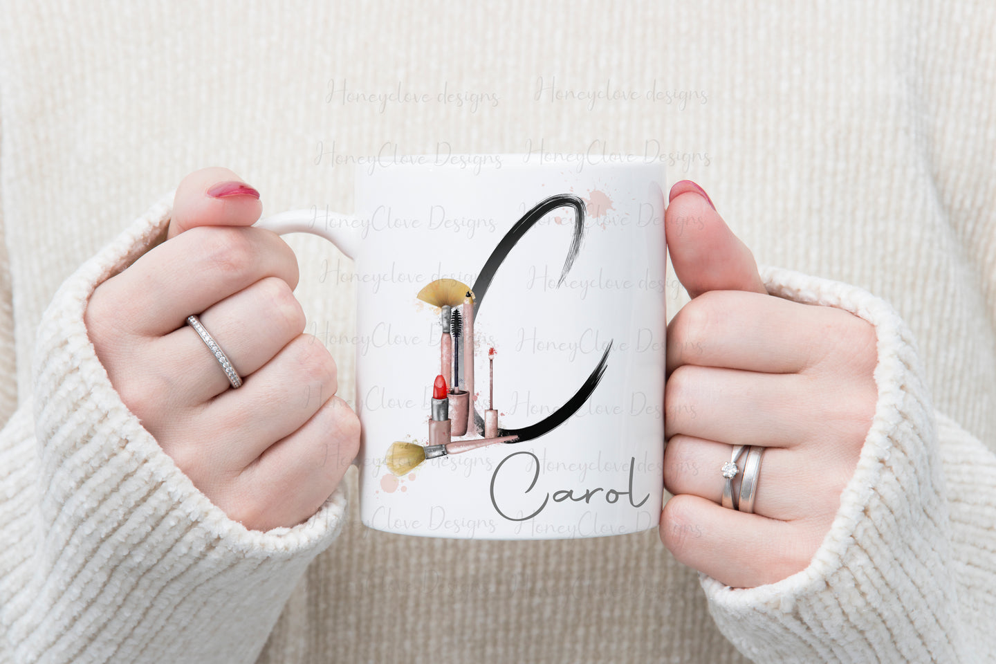 Make Up Mug- Initial