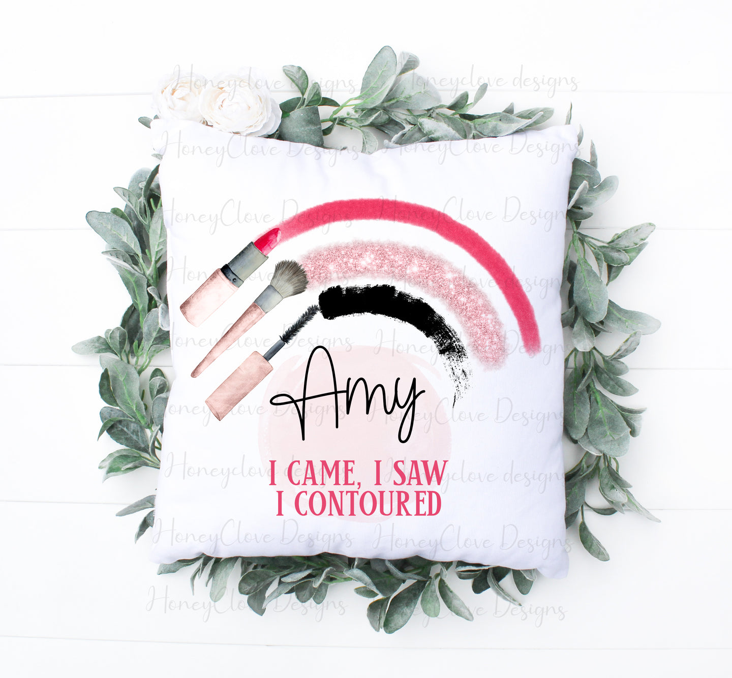 Make Up Rainbow Cushion
