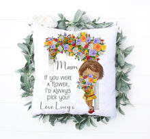 Load image into Gallery viewer, Mum Flower Cushion

