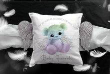 Load image into Gallery viewer, Memorial Teddy Bear Cushion -  Blue
