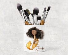 Load image into Gallery viewer, Mermaid Makeup/Pencil Pot - 4 colours
