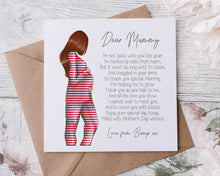 Load image into Gallery viewer, To Mummy From Bump Mother&#39;s Day Card
