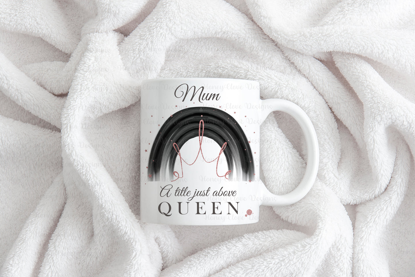 Mum Queen Rainbow Mug