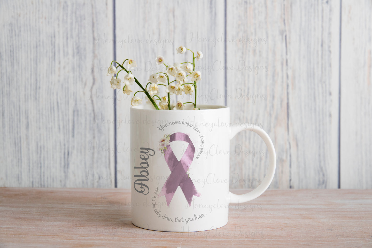 Ribbon Awareness Mug Various Colours