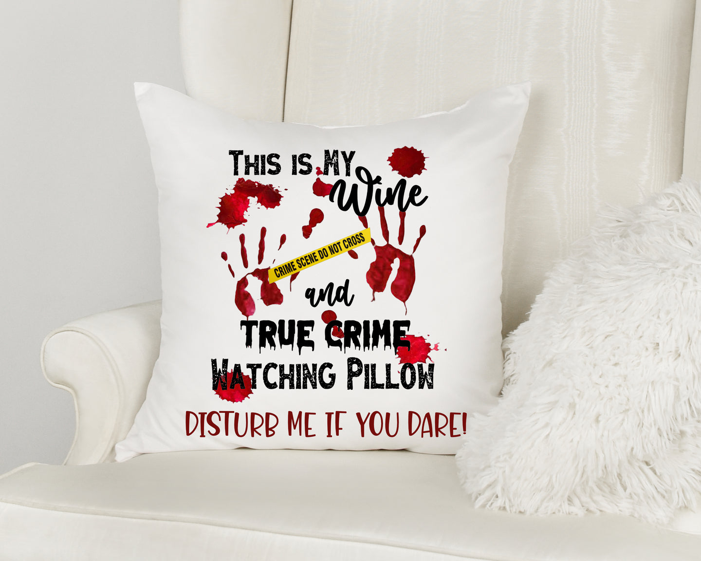True Crime Watching Cushion!