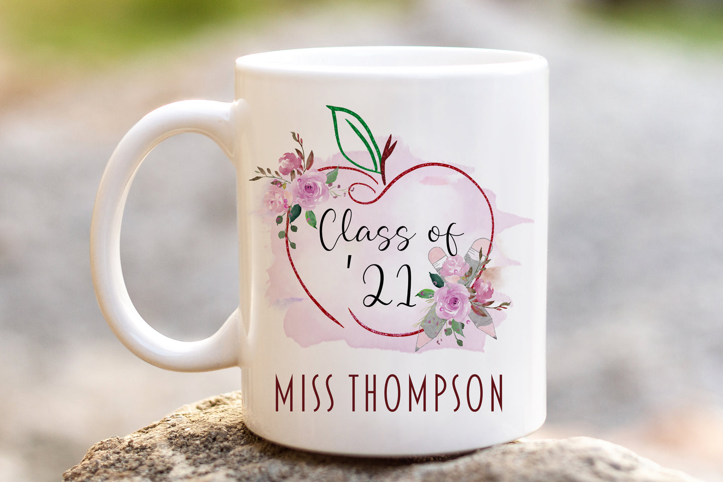 Teacher Mug - Apple Design