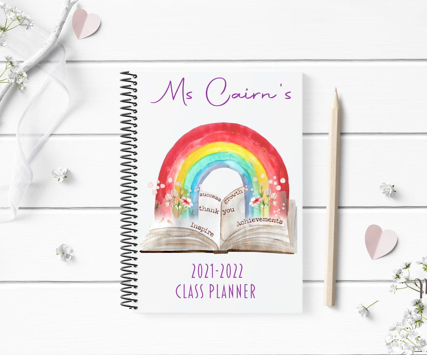 Teacher Rainbow Book - Notebook