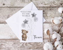 Load image into Gallery viewer, New Baby Blocks Cushion - Silver
