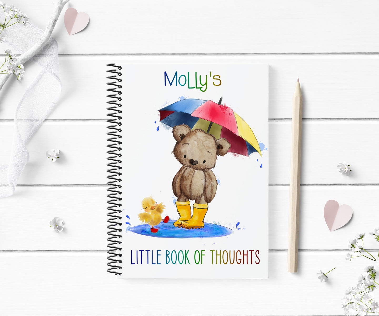 Brown Bear Rainbow Collection  - Notebook