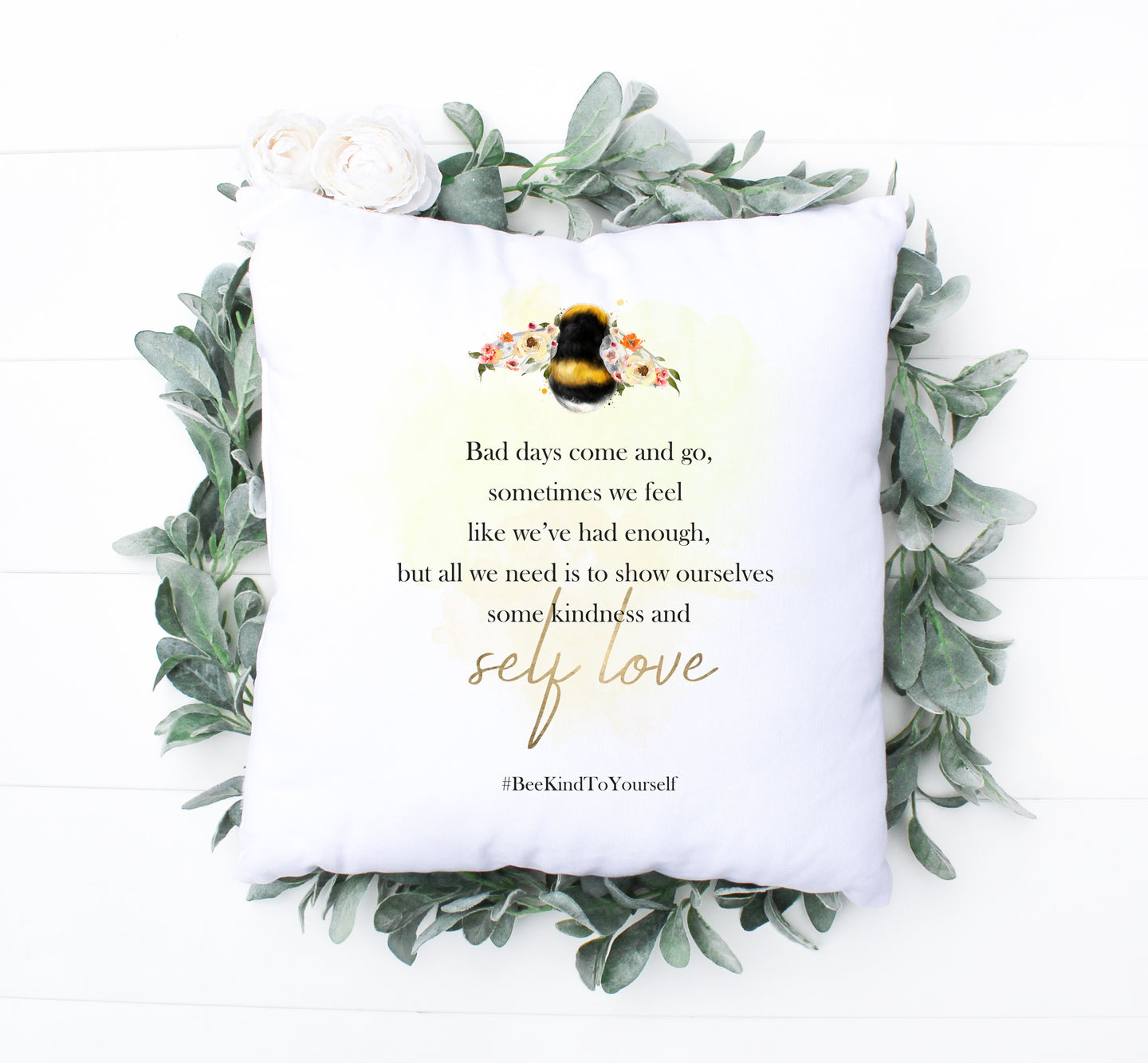 Bee Kind to yourself cushion