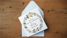 Load image into Gallery viewer, Beige &amp; Gold  Communion/Confirmation Greeting Card
