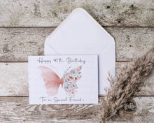 Load image into Gallery viewer, Rose Gold Butterfly Greeting Card
