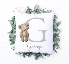 Load image into Gallery viewer, Brown Bear Alphabet Cushion
