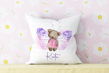 Load image into Gallery viewer, Butterfly Brown Bear Cushion
