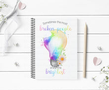 Load image into Gallery viewer, Colour Lightbulb Notebook
