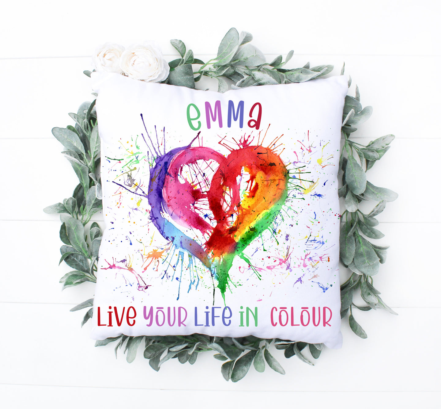 Colour Splash Cushion