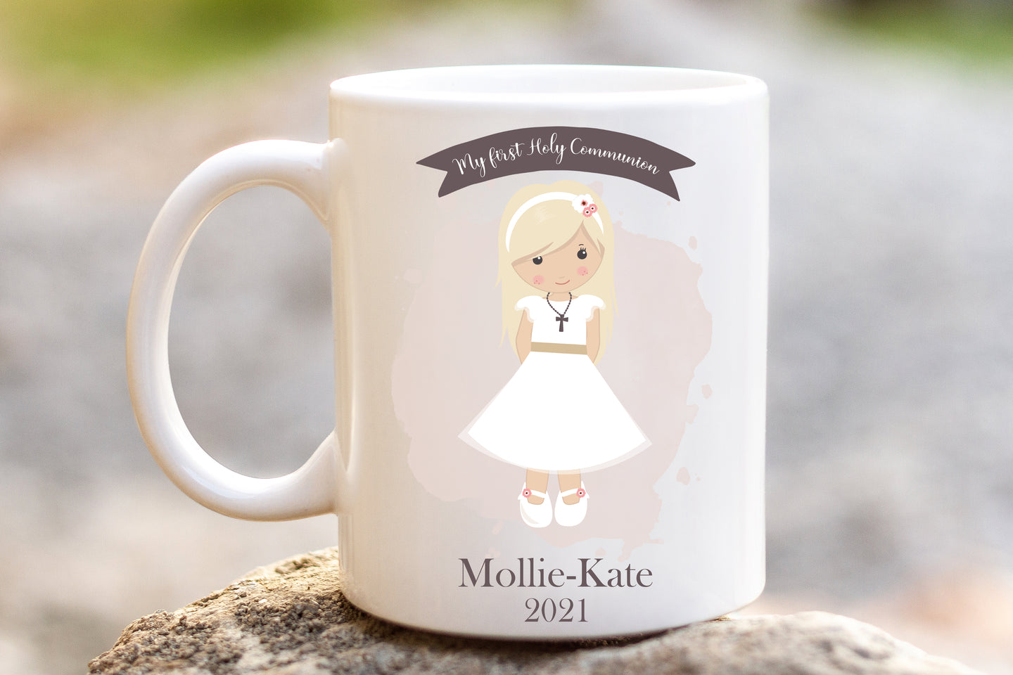 Communion Girl Mug- Blonde