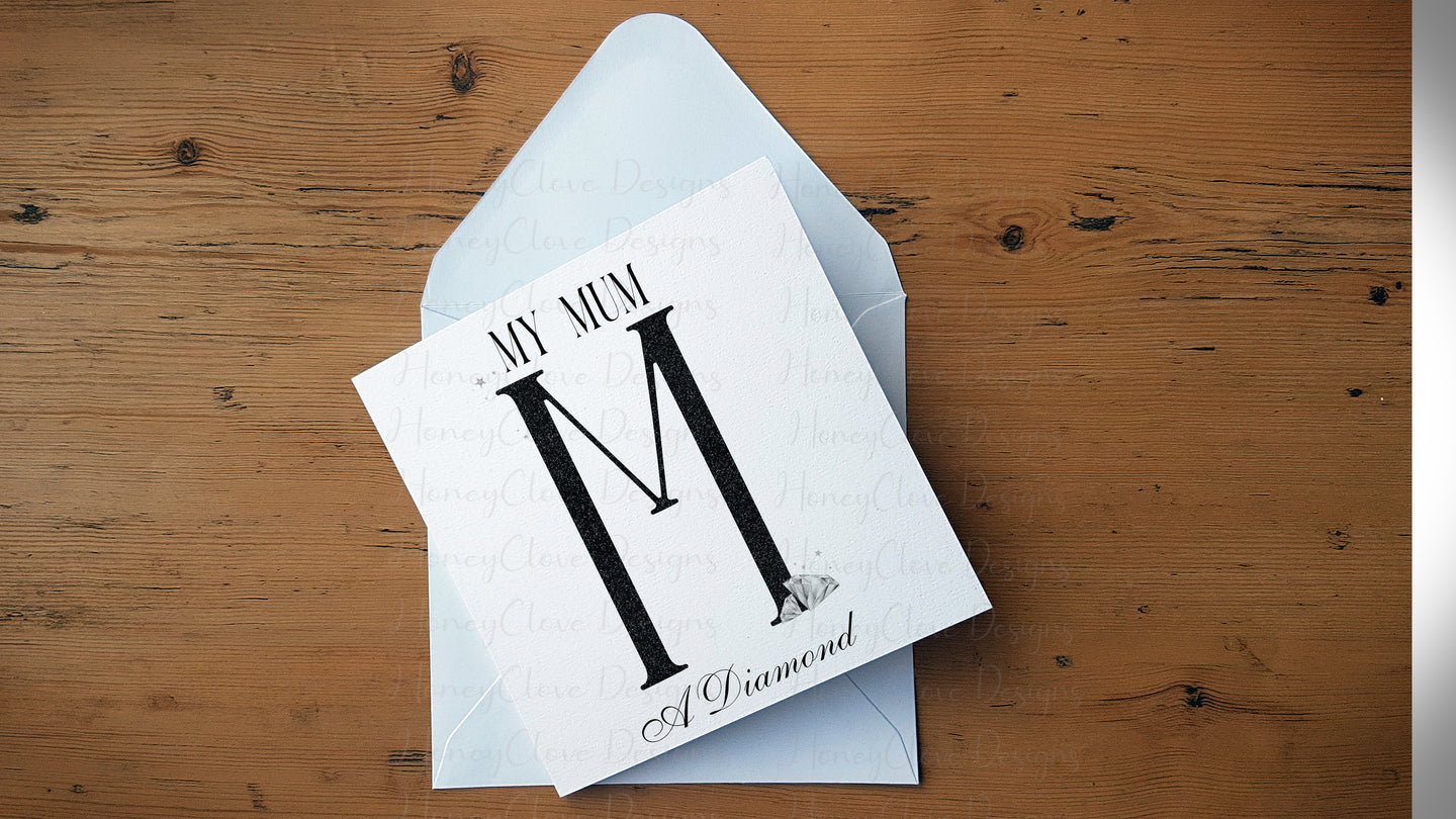 Mother's Day Diamond Greeting Card