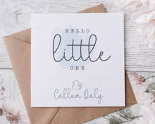 Load image into Gallery viewer, New Born Baby Greeting Card - Little Duck
