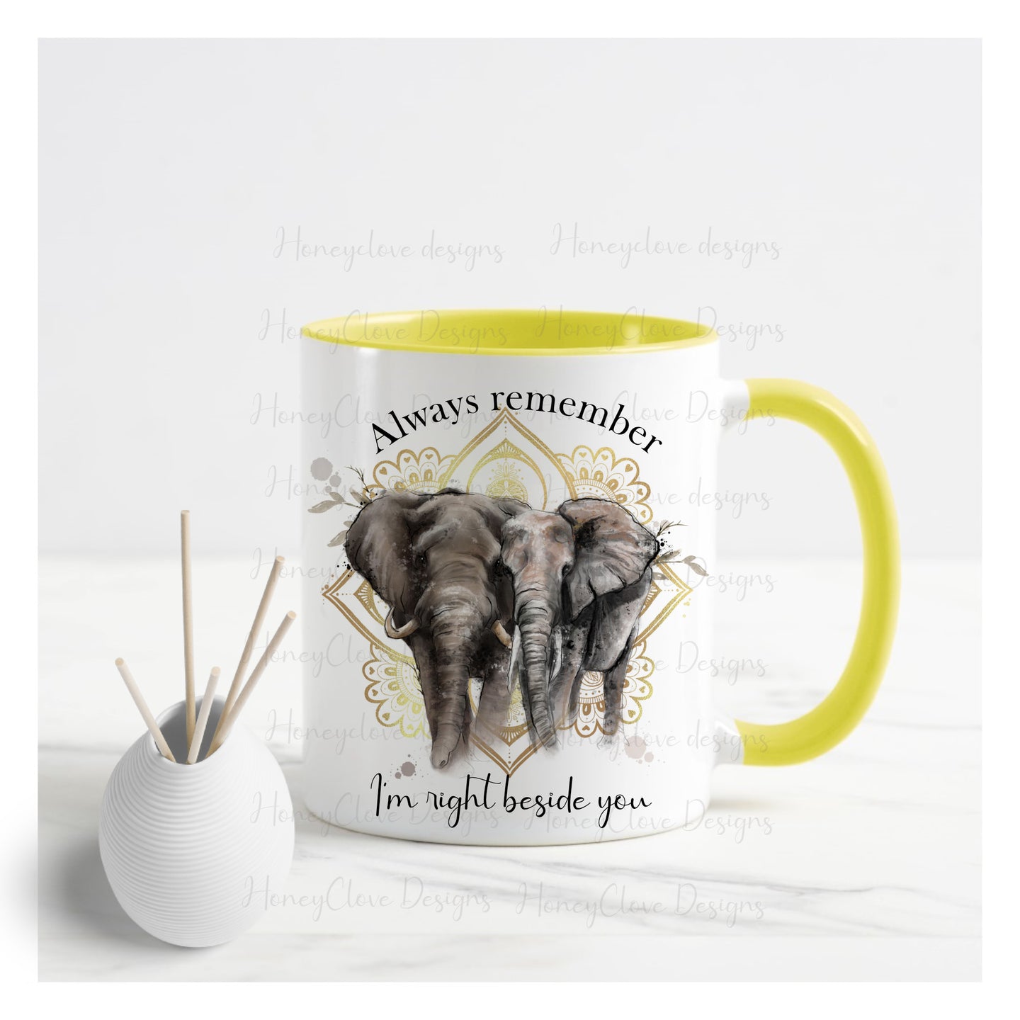 Elephant Mandala Mug