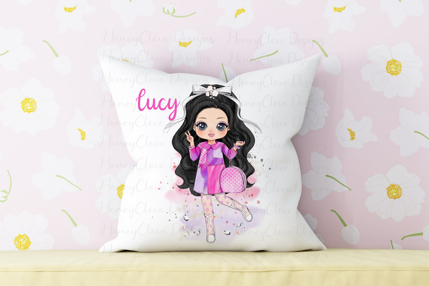 Fashion Girl Cushion - Style 2