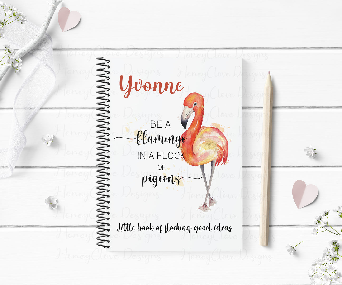 Be a flamingo notebook!