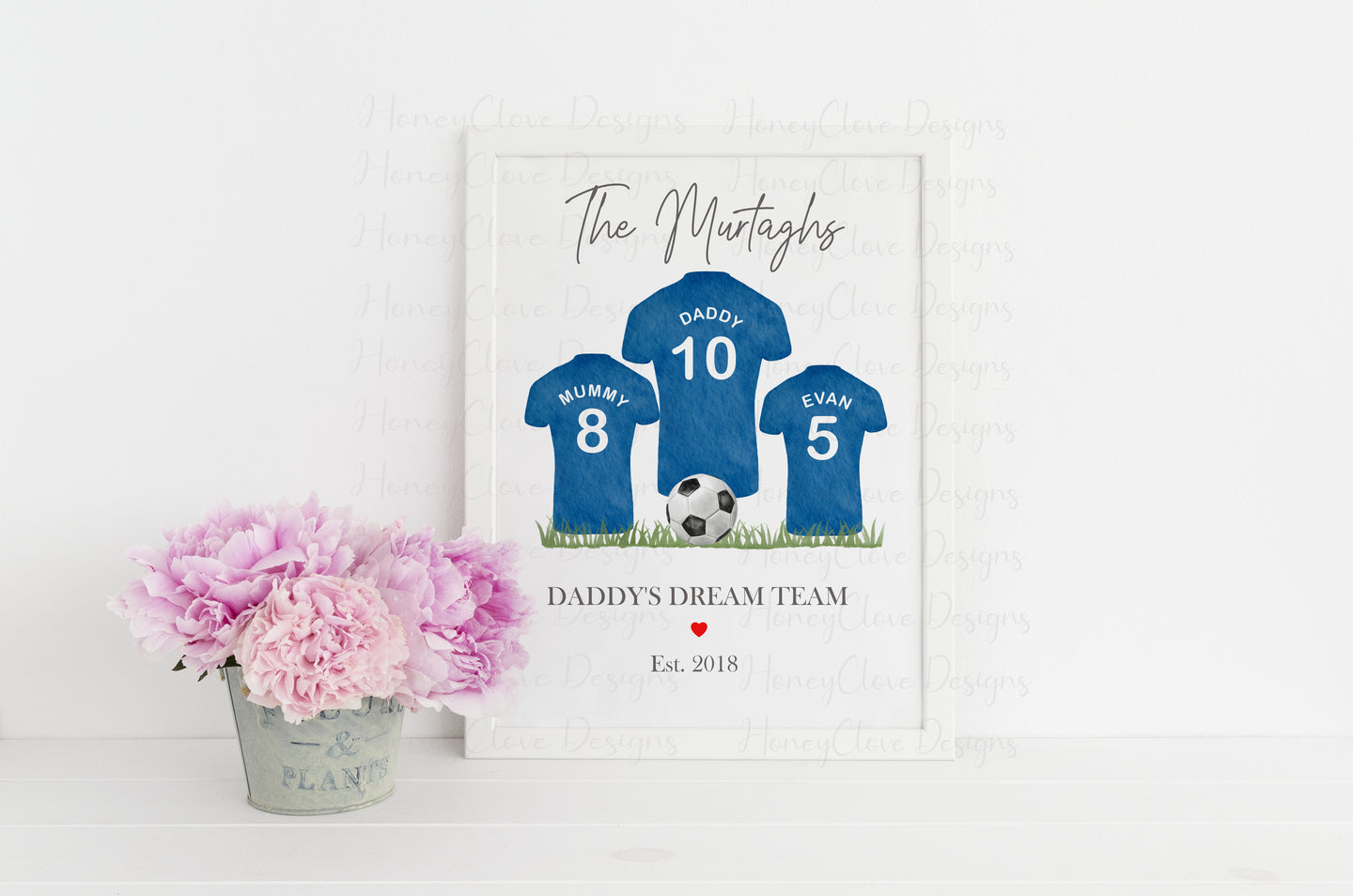 Football Shirt A4 Unframed Print!!!!