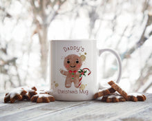 Load image into Gallery viewer, Gingerbread Boy Christmas Mug
