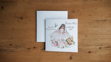 Load image into Gallery viewer, Communion Girl Greeting Card
