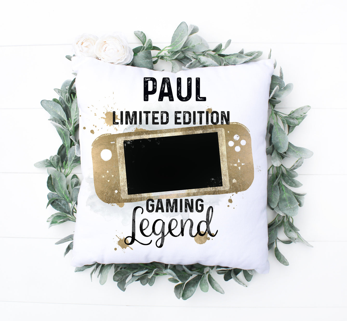 Gamer Cushion  - Gold